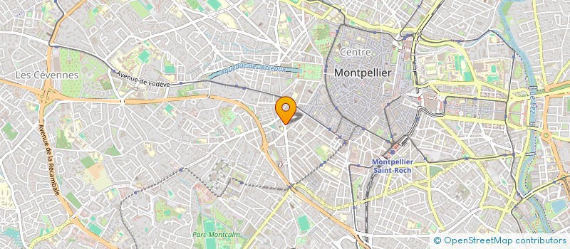 localisation de l'entreprise LES LOUIS  MONTPELLIER