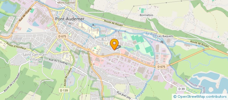 localisation de l'entreprise LES LOUISTI'K DE PERGAUD  PONT-AUDEMER