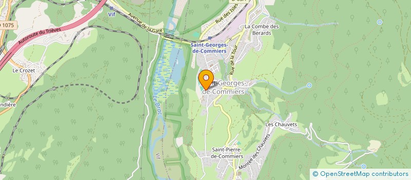 localisation de l'entreprise LES LOULOUPS 38 à SAINT-GEORGES-DE-COMMIERS