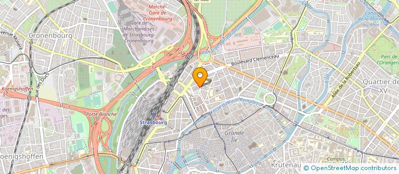 localisation de l'entreprise LES LOULOUS 2 à STRASBOURG