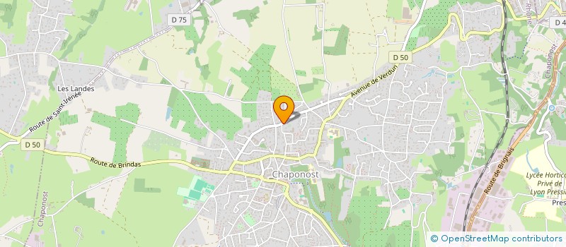 localisation de l'entreprise LES LOULOUS  CHAPONOST