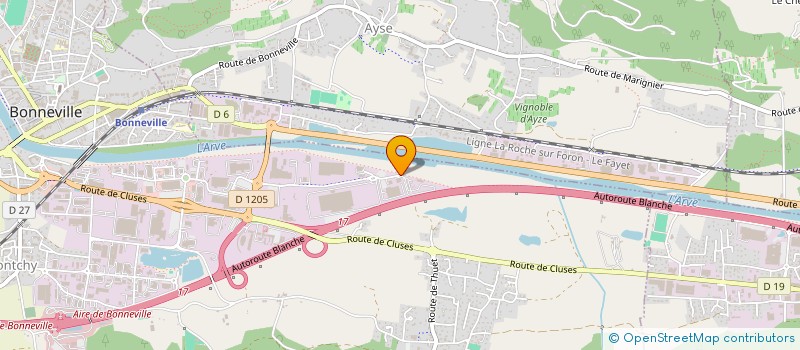 localisation de l'entreprise LES LOULOUS  BONNEVILLE