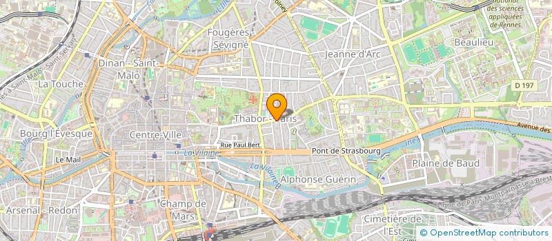 localisation de l'entreprise LES LOULOUS  RENNES