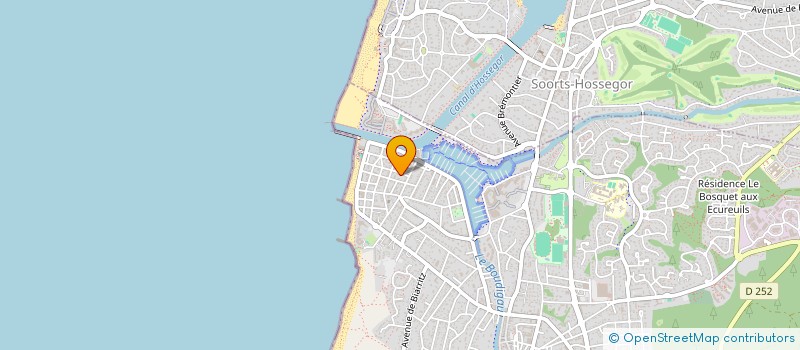localisation de l'entreprise LES LOULOUS à CAPBRETON