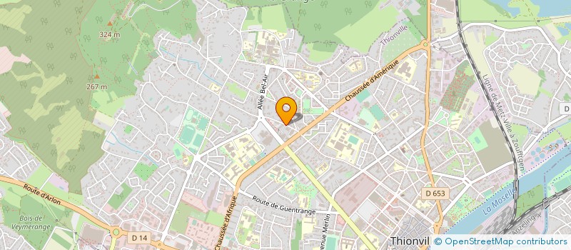 localisation de l'entreprise LES LOULOUS DU BON'HEURE à THIONVILLE