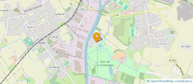 localisation de l'entreprise LES LOUP TOUT  HAUBOURDIN