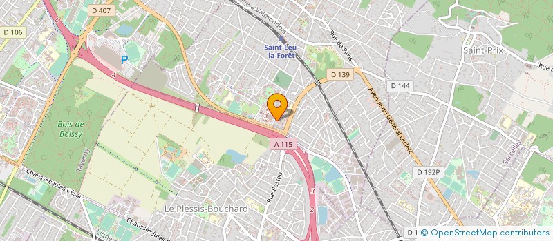 localisation de l'entreprise LES LOUPANDISES HALTE-GARDERIE à SAINT-LEU-LA-FORET