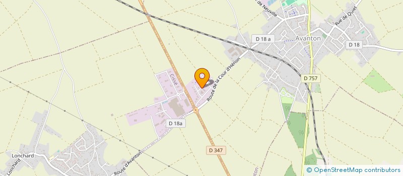 localisation de l'entreprise LES LOUPGRIS à AVANTON