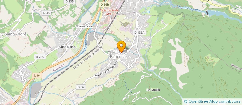 localisation de l'entreprise LES LOUPIAUX à VILLAR-SAINT-PANCRACE