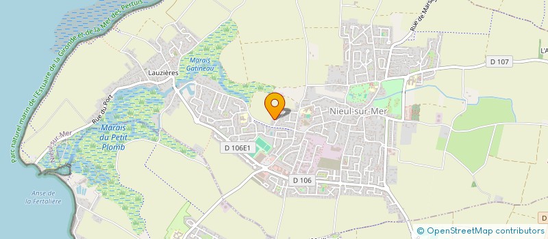 localisation de l'entreprise LES LOUPIOTES DU DESERT  NIEUL-SUR-MER