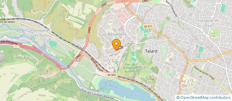 localisation de l'entreprise LES LOUPIOTS  TALANT