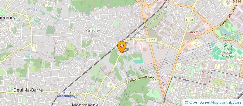 localisation de l'entreprise LES LOUPIOTS  GROSLAY