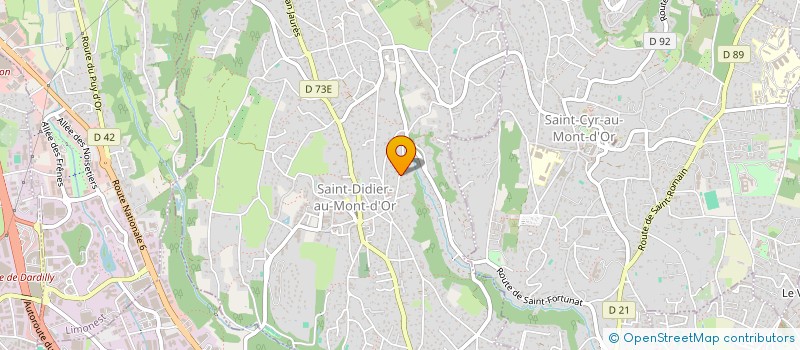 localisation de l'entreprise LES LOUPIOTS  SAINT-DIDIER-AU-MONT-D OR