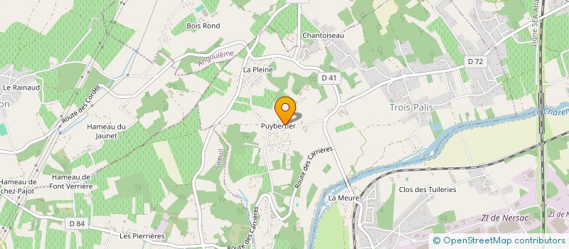 localisation de l'entreprise LES LOUPIOTS SUR LA COLLINE à TROIS-PALIS