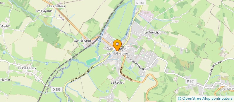 localisation de l'entreprise LES LOUPIS  SAINT-BERAIN-SUR-DHEUNE