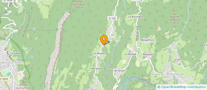 localisation de l'entreprise LES LOUPS  PROVEYSIEUX