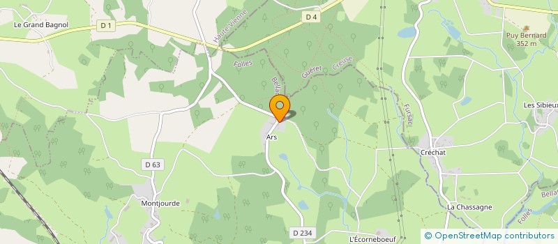 localisation de l'entreprise LES LOUPS BLANCS à FOLLES