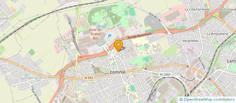 localisation de l'entreprise LES LOUPS D'OPALE à LILLE
