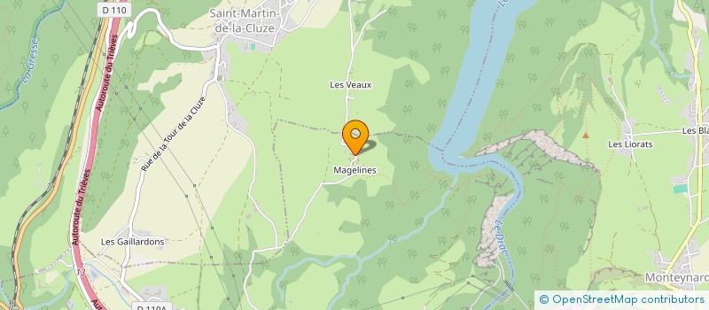 localisation de l'entreprise LES LOUPS DE MAGELINE  AVIGNONET