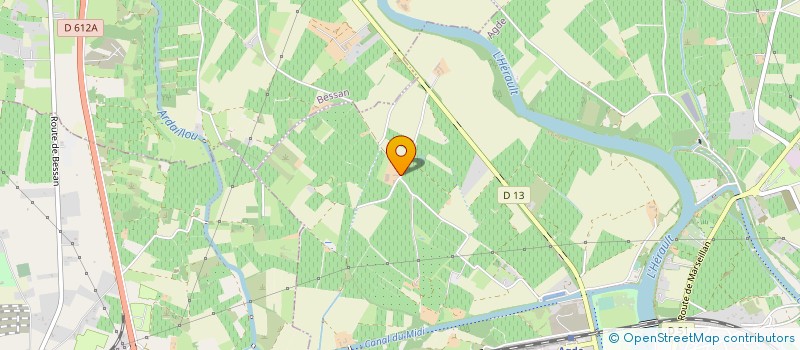 localisation de l'entreprise LES LOUPS DE REDON  AGDE