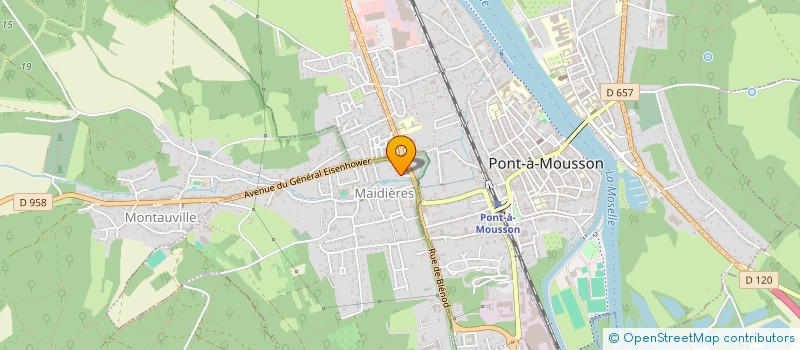 localisation de l'entreprise LES LOUPS DU COIN  MAIDIERES