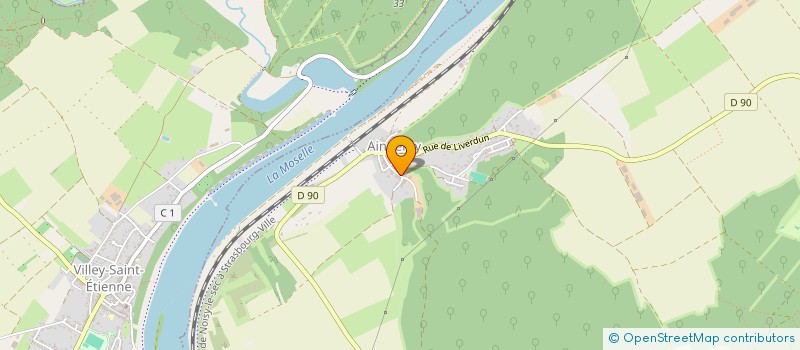 localisation de l'entreprise LES LOUPS DU TOULOIS  AINGERAY