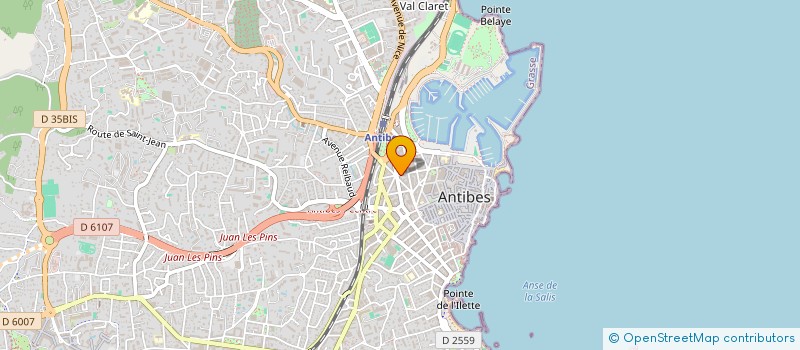 localisation de l'entreprise LES LOURAYES à ANTIBES