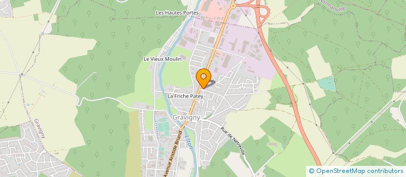 localisation de l'entreprise LES LOUSTICS à GRAVIGNY