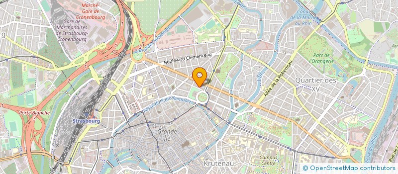 localisation de l'entreprise LES LOUSTICS ASSOCIES à STRASBOURG