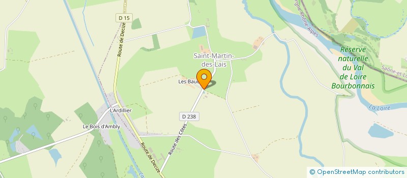 localisation de l'entreprise LES LOUTEAUX  CHEZY