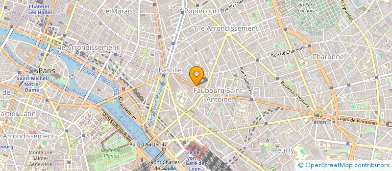 localisation de l'entreprise LES LOUVES à PARIS 11
