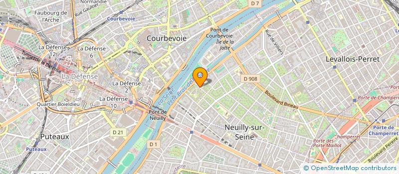 localisation de l'entreprise LES LOUVES BLANCHES à NEUILLY-SUR-SEINE