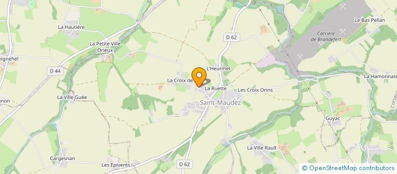 localisation de l'entreprise LES LOUVES D'ETHER  SAINT-MAUDEZ