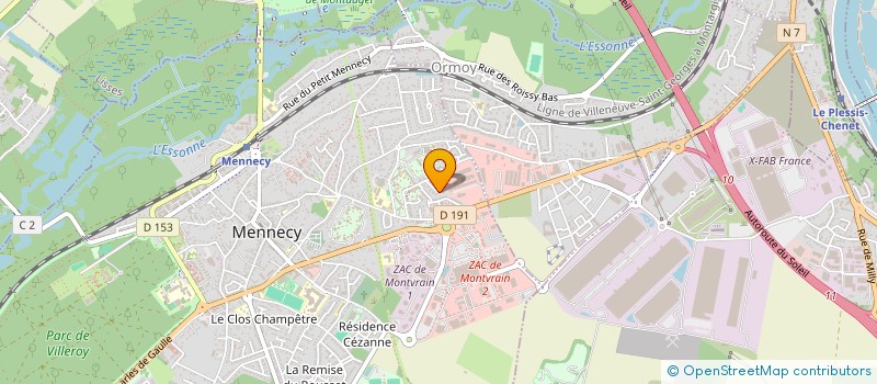 localisation de l'entreprise LES LOUVES GRISES CONSEILS  FONTENAY-LE-VICOMTE
