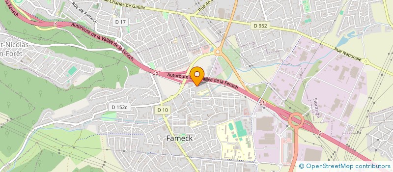 localisation de l'entreprise LES LOUVETEAUX  FAMECK