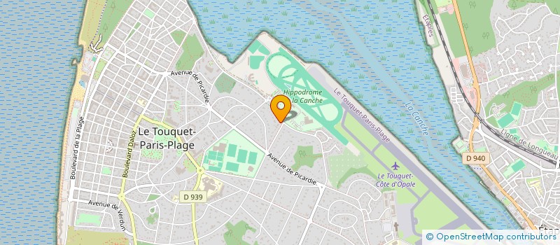 localisation de l'entreprise LES LOUVETEAUX à LE TOUQUET-PARIS-PLAGE
