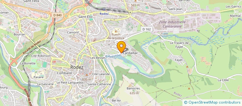 localisation de l'entreprise LES LOVEUSES  RODEZ