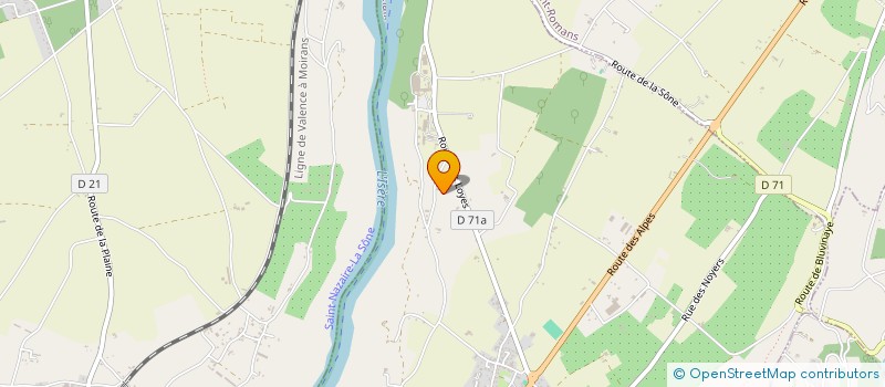 localisation de l'entreprise LES LOYES  SAINT-JUST-DE-CLAIX