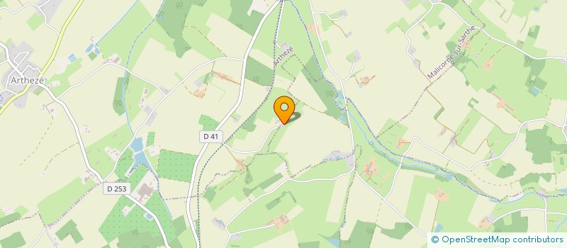 localisation de l'entreprise LES LUCASIERES  ARTHEZE