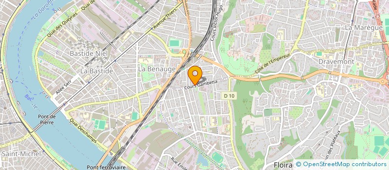 localisation de l'entreprise LES LUCES  CENON