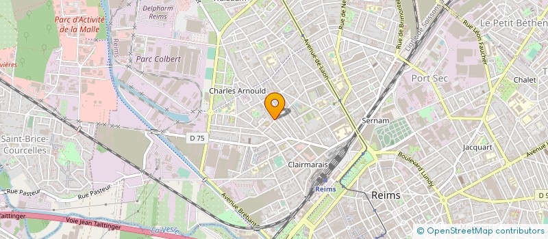 localisation de l'entreprise LES LUCIENNES  REIMS