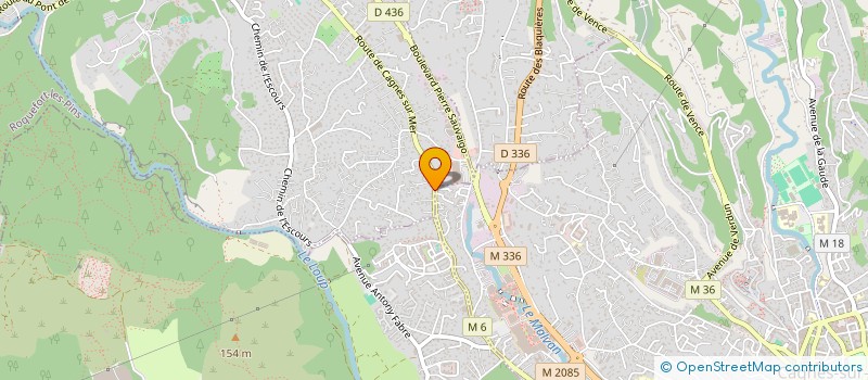 localisation de l'entreprise LES LUCIOLES  LA COLLE-SUR-LOUP