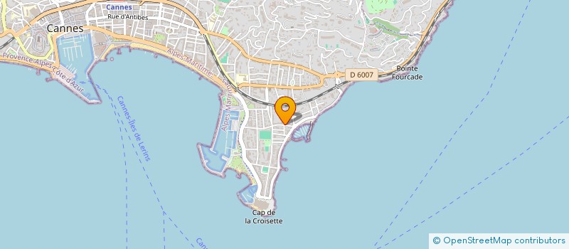 localisation de l'entreprise LES LUCIOLES à CANNES