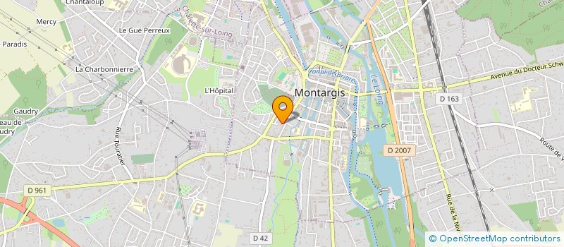 localisation de l'entreprise LES LUCIOLES à MONTARGIS