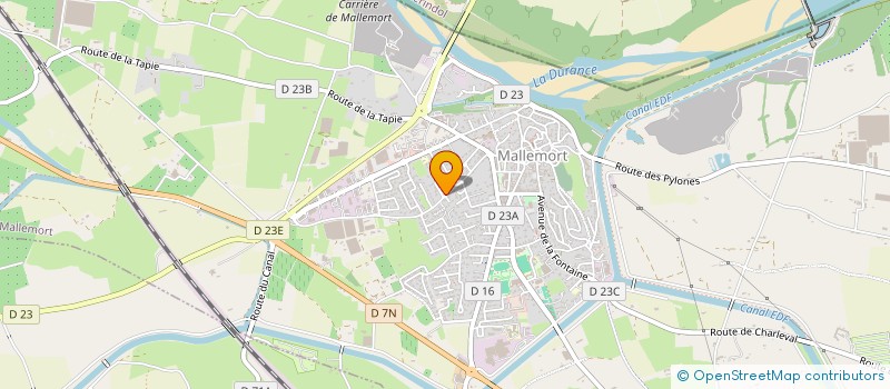 localisation de l'entreprise LES LUCIOLES à MALLEMORT