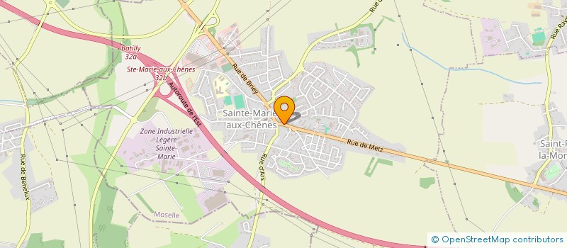 localisation de l'entreprise LES LUCIOLES  SAINTE-MARIE-AUX-CHENES