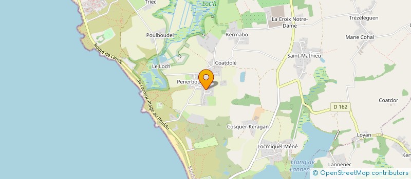 localisation de l'entreprise LES LUCIOLES  GUIDEL