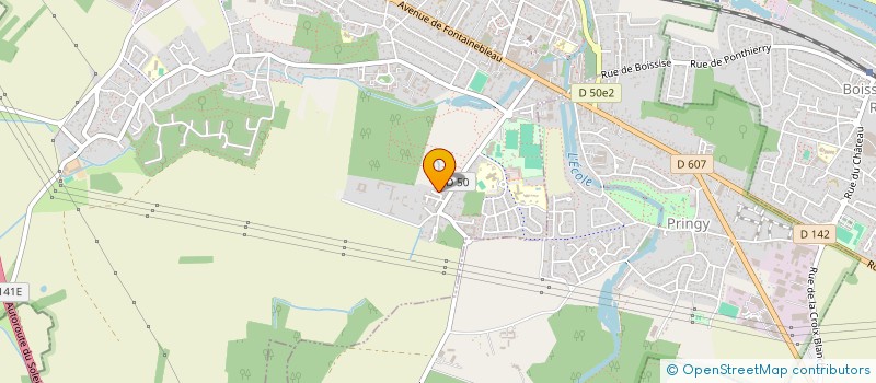 localisation de l'entreprise LES LUCIOLES  SAINT-FARGEAU-PONTHIERRY