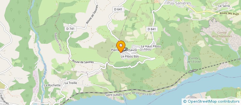 localisation de l'entreprise LES LUCIOLES  PUY-SANIERES