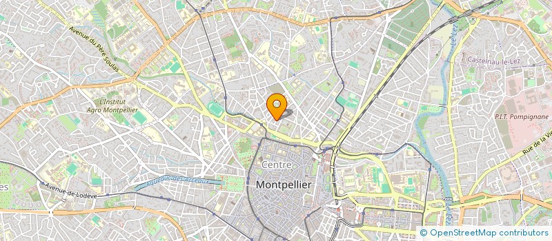 localisation de l'entreprise LES LUCIOLES à MONTPELLIER